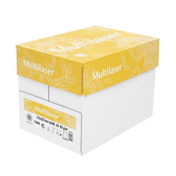 Kopipapir A3 80g Multilaser (5 x 500 ark)