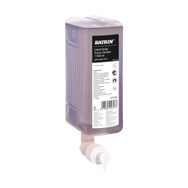 Håndsåpe KATRIN flytende Sunny Garden 1L