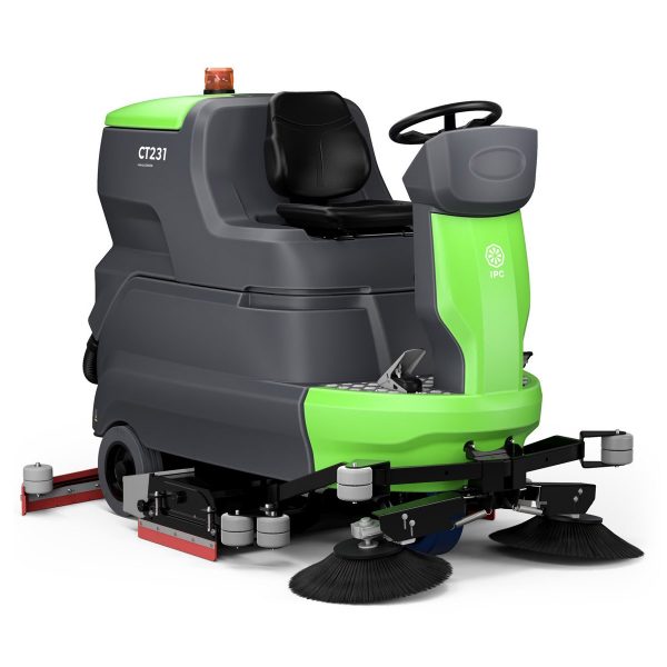 IPC Foma CT231 BT100 Roller Sweep – Sittbar gulvvaskemaskin med høy kapasitet