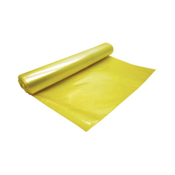 Plastsekk GUL 60my. 100 lt NR: 9. * Krt a 12 rl
