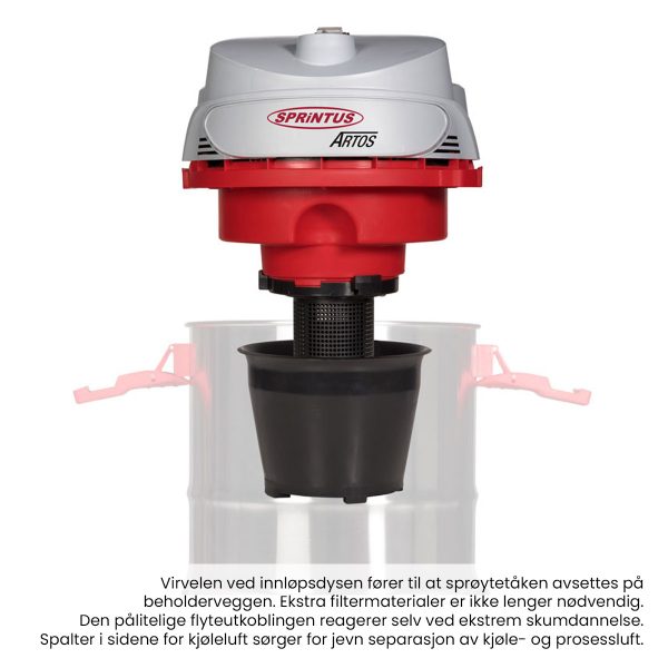 SPRINTUS Artos Våt/Tørr Støvsuger 30Liter 1200W - Bilde 4