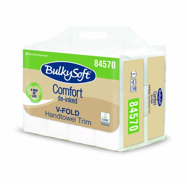 BulkySoft Singelfold Easybag «V-Falset»-Comfort 2 lag *Krt a 3000 ark