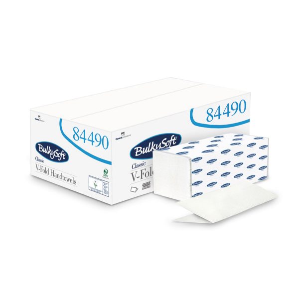 BulkySoft Singelfold «V-Falset Easy Flush» Classic 2 lag *Krt a 3000