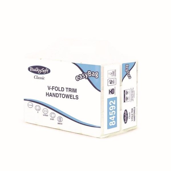 BulkySoft Singelfold Easybag «V-Falset»Classic Trim 2 lag *Krt a 3000