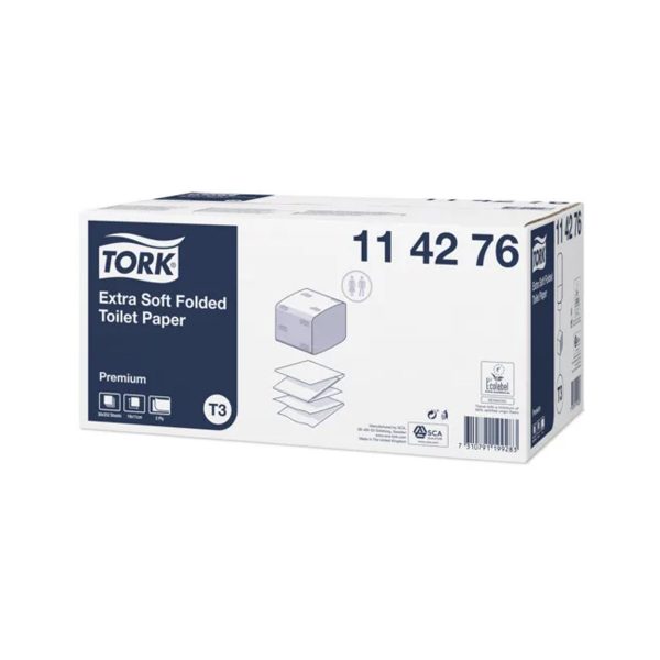 Tork Premium Toalettpapir i ark (114276) *krt a 7560 ark