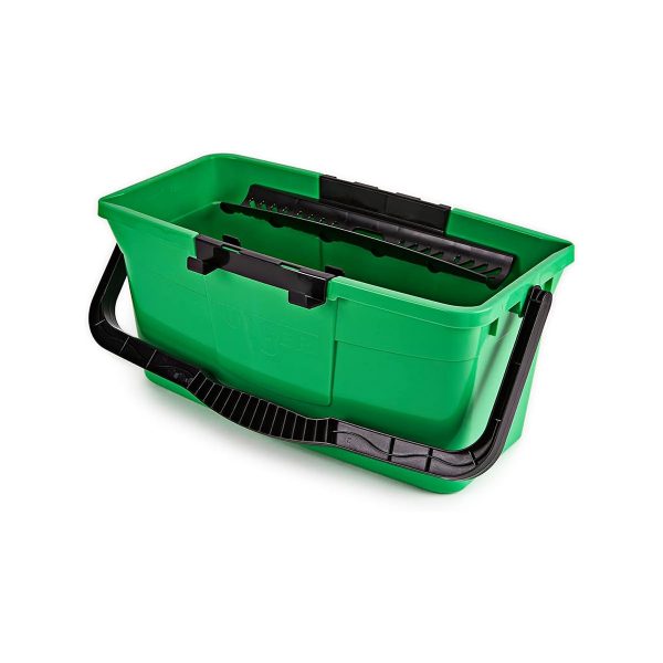 Unger - Vindusvasker bøtte 12lt - Grønn - Med holdere for naler etc.