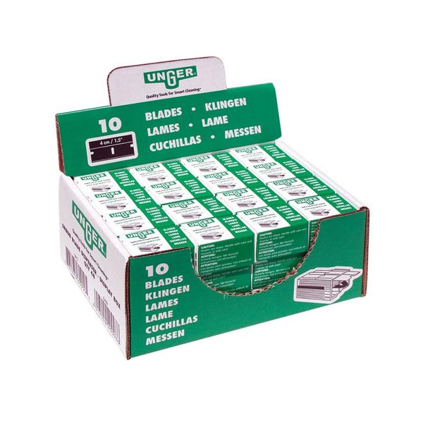 Unger - ErgoTec® Safety - Skraperblader Karbonstål - 4 cm - 100 pk.