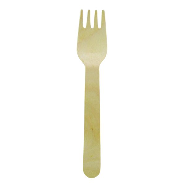 Tregaffel «Birchwood» – engangsbestikk *pk a 100 stk